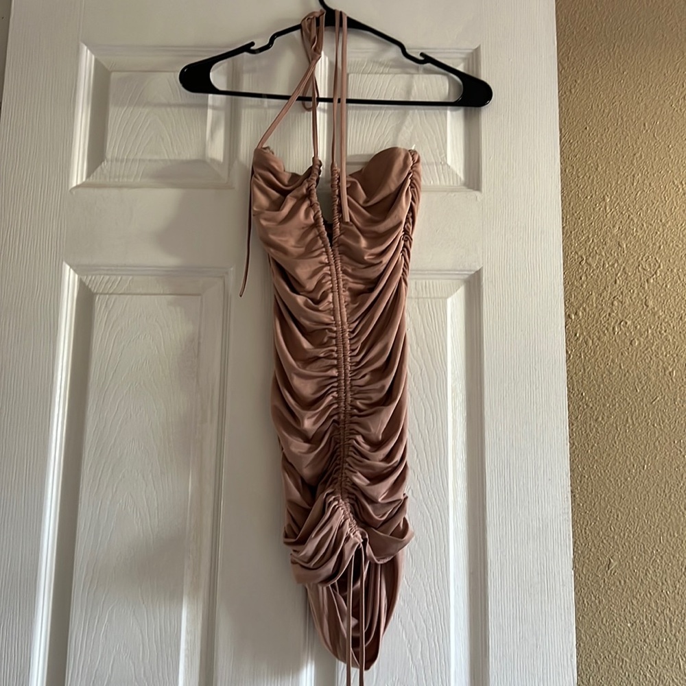BNWOT Ruched Mini Dress
